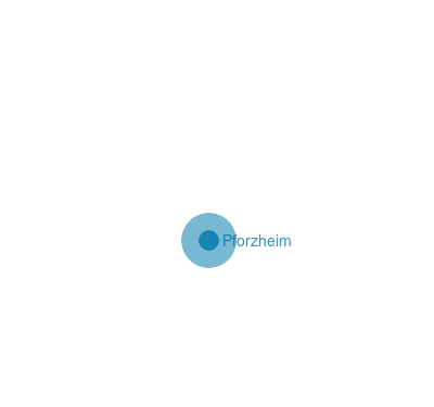 Karte Enzkreis