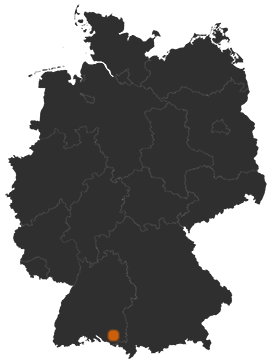 Deutschlandkarte: Wo ist Baienfurt