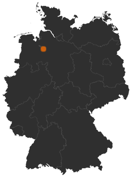 Deutschlandkarte: Wo ist Bremen