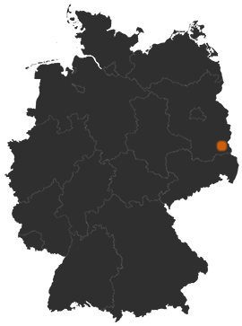 Deutschlandkarte: Wo ist Cottbus