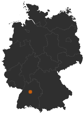 Deutschlandkarte: Wo ist Ditzingen
