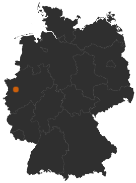 Deutschlandkarte: Wo ist Duisburg