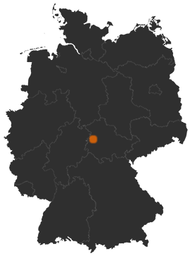 Deutschlandkarte: Wo ist Eisenach