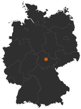 Deutschlandkarte: Wo ist Erfurt