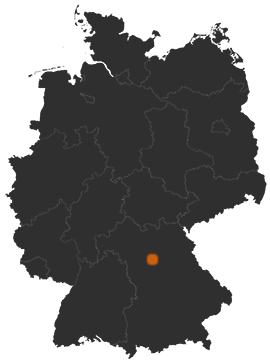 Deutschlandkarte: Wo ist Erlangen