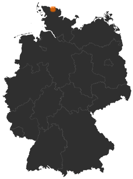 Deutschlandkarte: Wo ist Flensburg