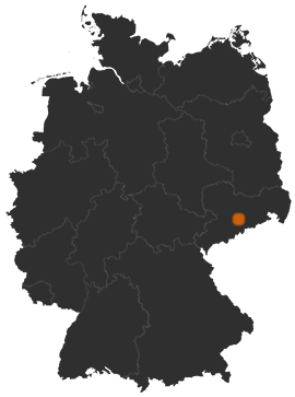 Deutschlandkarte: Wo ist Freiberg