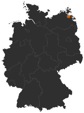 Deutschlandkarte: Wo ist Greifswald