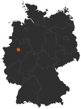 Deutschlandkarte: Wo ist Hamm