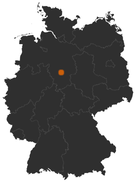 Deutschlandkarte: Wo ist Hildesheim