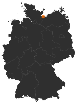 Deutschlandkarte: Wo ist Kalkhorst