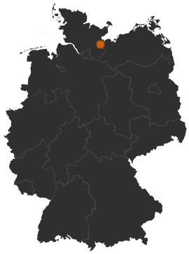 Deutschlandkarte: Wo ist Lübeck