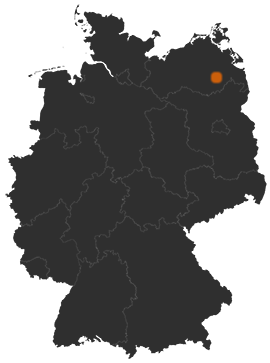 Deutschlandkarte: Wo ist Neubrandenburg
