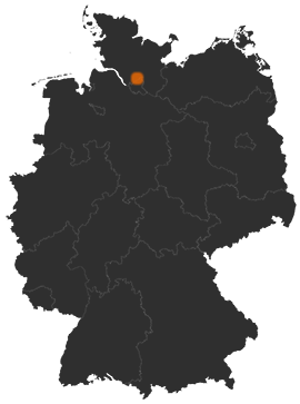 Deutschlandkarte: Wo ist Norderstedt