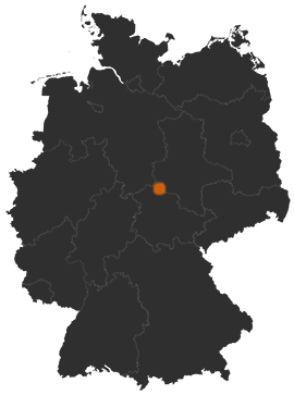Deutschlandkarte: Wo ist Nordhausen