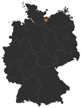 Deutschlandkarte: Wo ist Rehna
