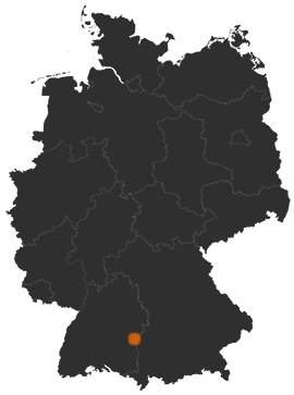 Deutschlandkarte: Wo ist Ulm