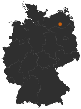 Deutschlandkarte: Wo ist Waren