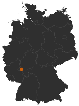Deutschlandkarte: Wo ist Wiesbaden