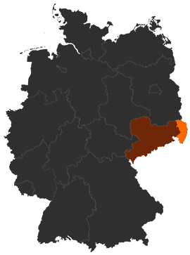 Landkreis Görlitz auf der Deutschlandkarte