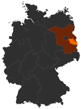 Landkreis Oder-Spree auf der Deutschlandkarte