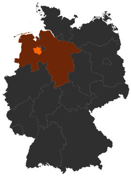 Landkreis Oldenburg auf der Deutschlandkarte