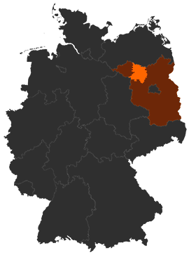 Landkreis Ostprignitz-Ruppin auf der Deutschlandkarte