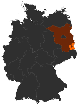 Landkreis Spree-Neiße auf der Deutschlandkarte