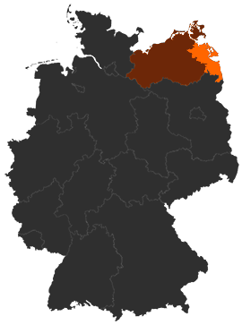 Landkreis Vorpommern-Greifswald auf der Deutschlandkarte