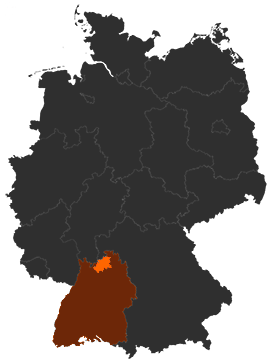 Neckar-Odenwald-Kreis auf der Deutschlandkarte