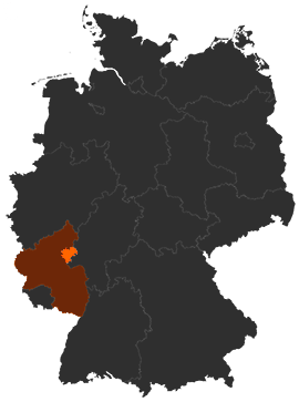 Rhein-Lahn-Kreis auf der Deutschlandkarte