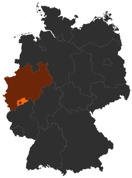 Rhein-Sieg-Kreis auf der Deutschlandkarte