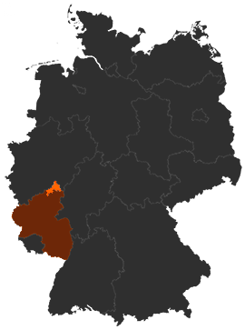 Landkreis Altenkirchen auf der Deutschlandkarte