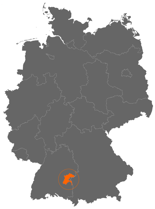 Alb-Donau-Kreis auf der Deutschlandkarte