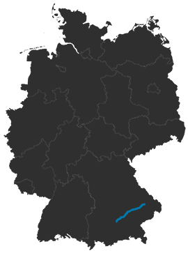 A92 auf der Deutschlandkarte
