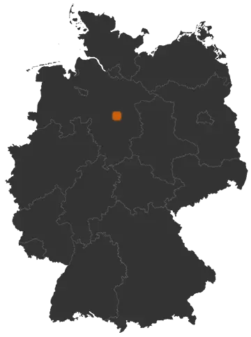 Deutschlandkarte: Wo ist Adelheidsdorf