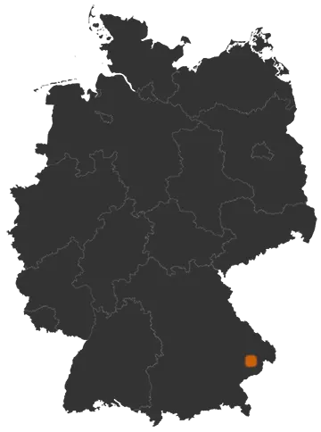 Aidenbach auf der Kreiskarte