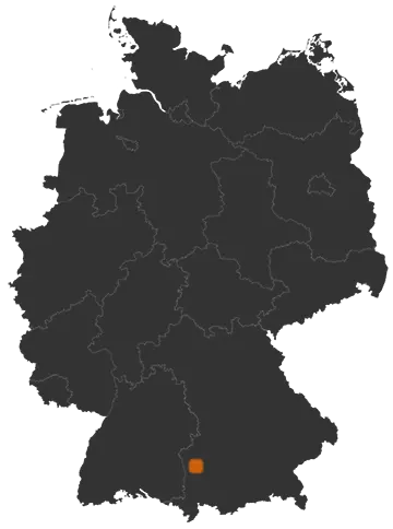 Aletshausen auf der Kreiskarte