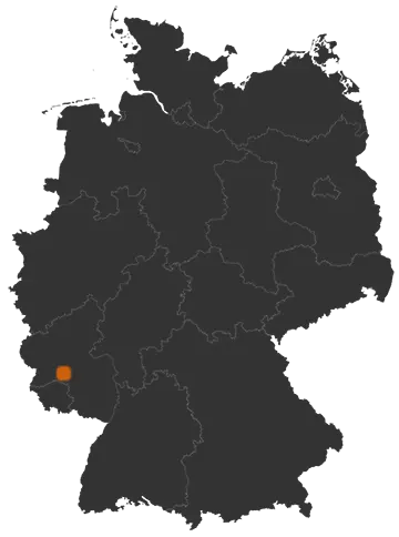Allenbach auf der Kreiskarte