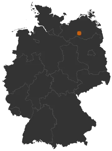 Deutschlandkarte: Wo ist Alt Schwerin