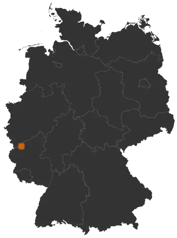 Deutschlandkarte: Wo ist Aremberg
