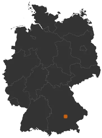 Attenkirchen auf der Kreiskarte