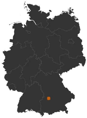Deutschlandkarte: Wo ist Baar