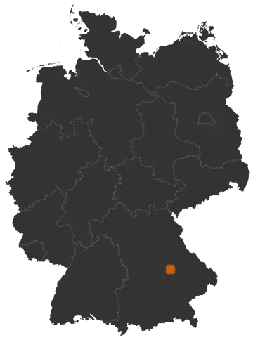Deutschlandkarte: Wo ist Bad Abbach