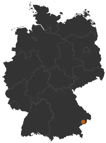 Bad Birnbach auf der Kreiskarte
