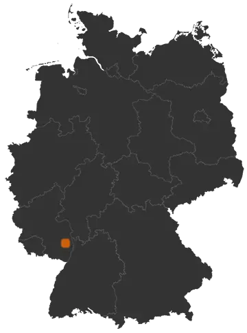 Bad Dürkheim auf der Kreiskarte
