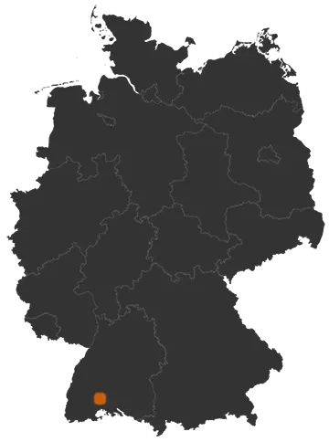 Karte: Wo liegt Bad Dürrheim?
