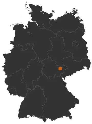 Bad Klosterlausnitz auf der Kreiskarte