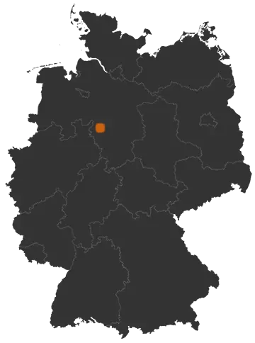 Bad Nenndorf auf der Kreiskarte