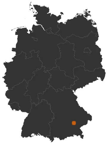 Baierbach auf der Kreiskarte